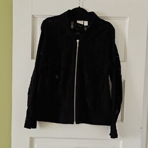 Chico's Black Lace Women's Jacket
